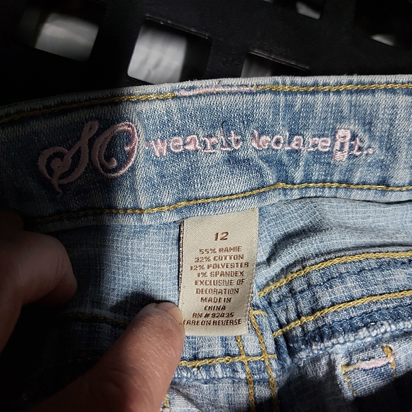 3/$50 💚 So Wear It Declare It jeans size 12 💚 - Picture 9 of 10